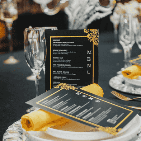 Food & Bar Menu Development